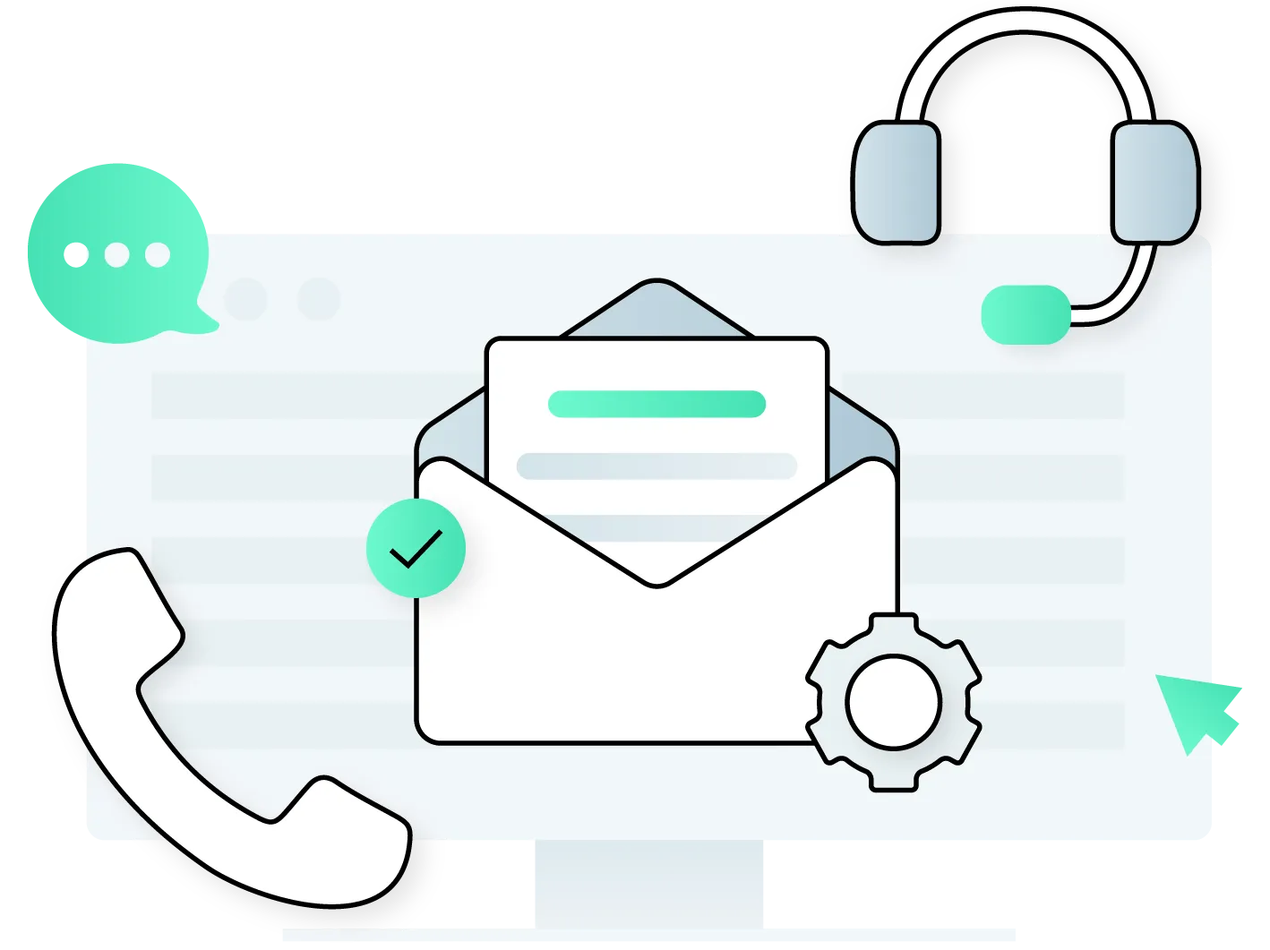 Contact hero illustration